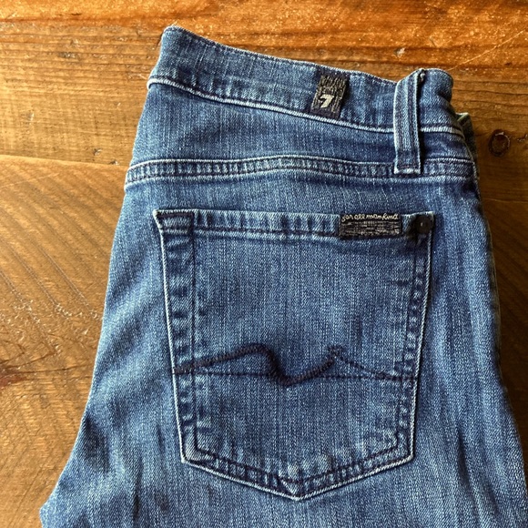 7 FOR ALL MANKIND Gwenevere Stretch Skinny Jeans, size 28 - Picture 2 of 9